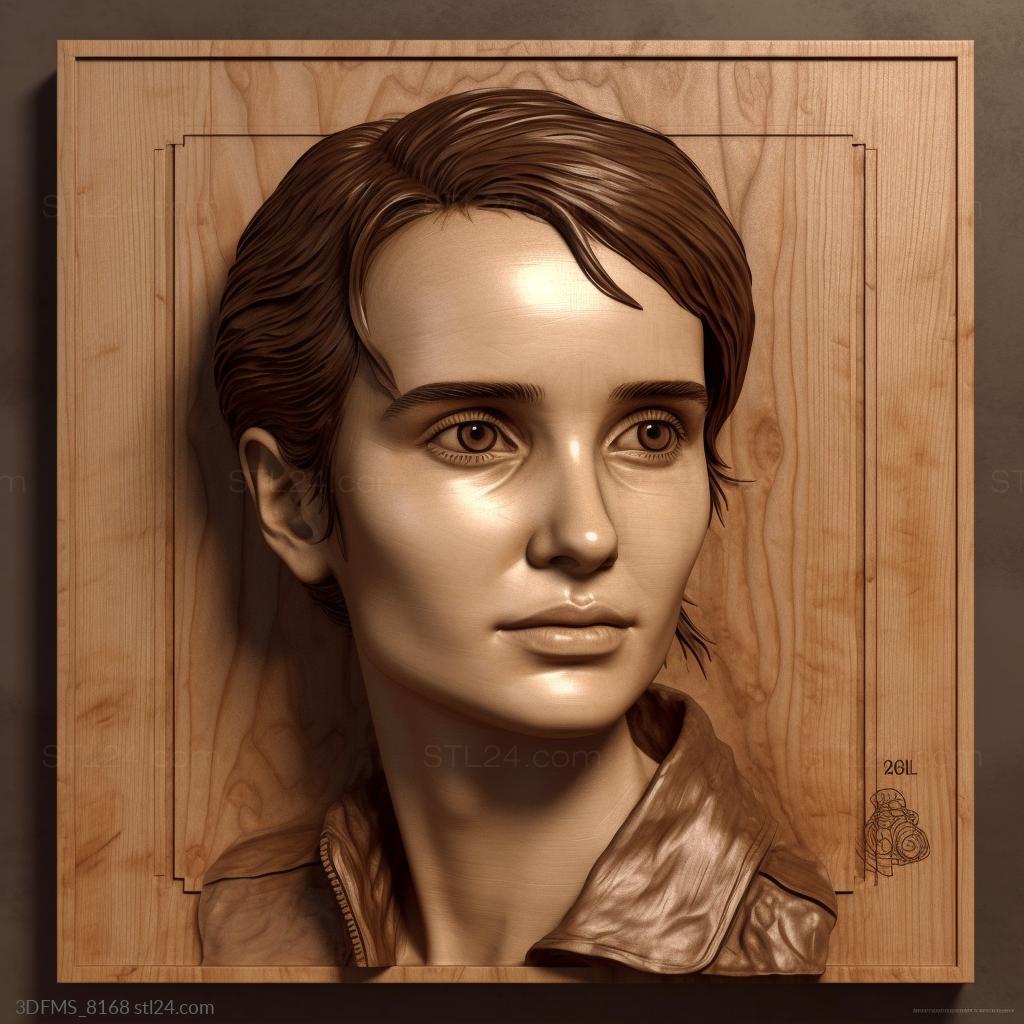 Famous (Winona Ryder 1, 3DFMS_8168) 3D models for cnc 